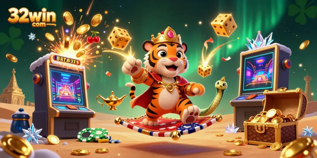 Join the fun at 32win com with a vibrant casino scene featuring wins and jackpots!