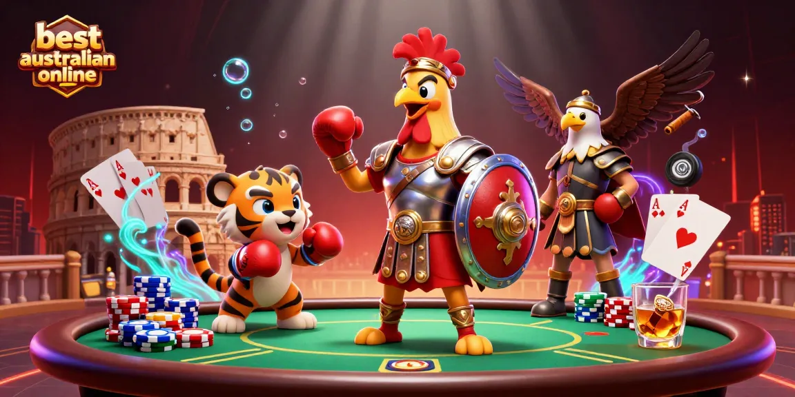 Join the excitement at the best australian online casino with thrilling poker action and vibrant characters.